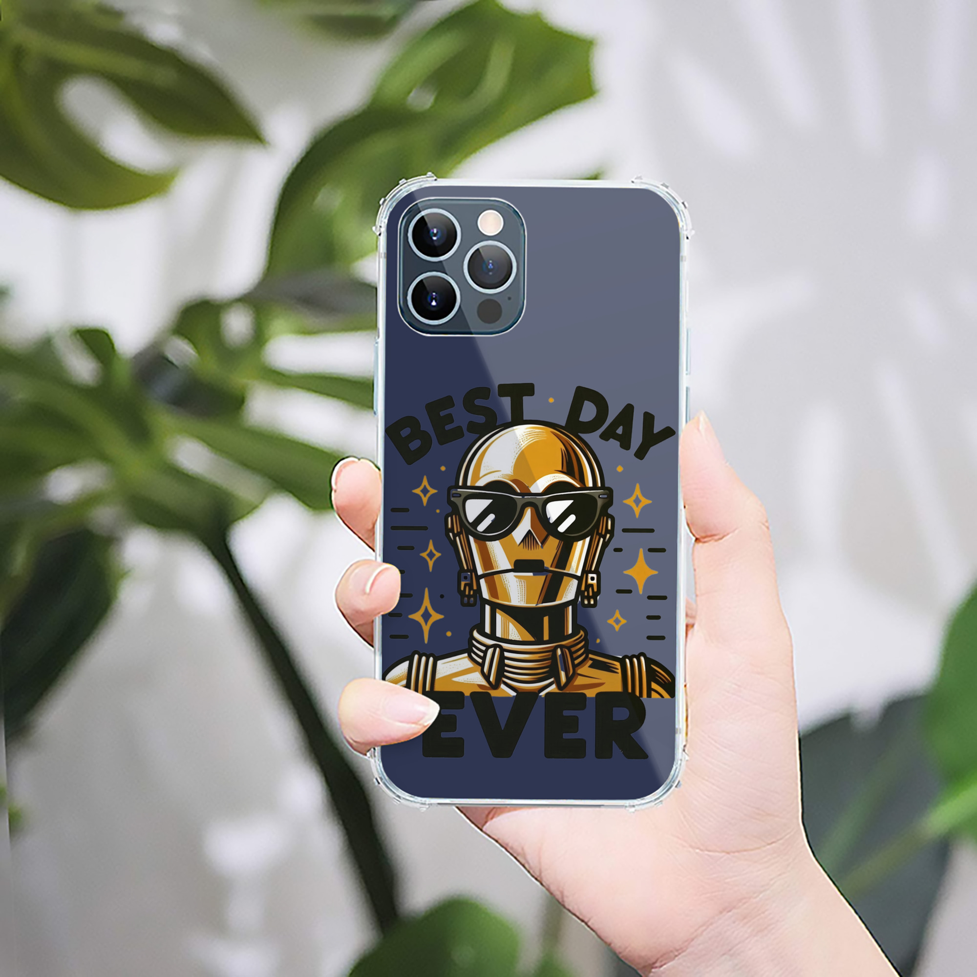 （画像用） スター・ウォーズ Star Wars 【iPhone 12シリーズ対応】透明スマホケース（クリアソフトケース）